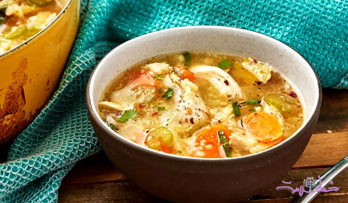 طرز تهیه سوپ مرغ چاق خوشمزه و آسان