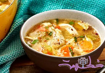 طرز تهیه سوپ مرغ چاق خوشمزه و آسان