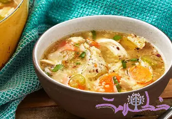 طرز تهیه سوپ مرغ چاق خوشمزه و آسان