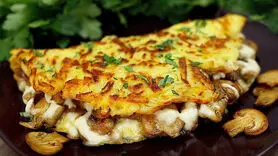 فیلم/ طرز تهیه اسنک سیب زمینی و قارچ با طعم متفاوت + ارزان و ساده