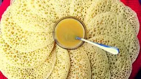 طرز تهیه پنکیک هزار سوراخ در ماهیتابه + صبحانه ای بی نظیر بخورید