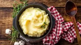 طرز تهیه پوره سیب زمینی و گل کلم و سیر / عصرانه ای فوری، رژیمی و اقتصادی