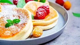 کیک پنبه ای فقط با تخم مرغ مخصوص صبحانه + فیلم