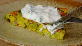 فیلم/ نحوه تهیه فوری کوکو لپه و سبزیجات +بدون نیاز به گوشت و ارزان