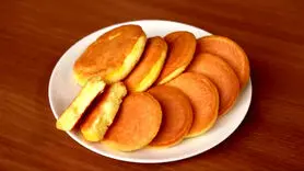 فیلم/ طرز تهیه پنکیک پفکی طبیعی و خانگی + صبحانه ای اقتصادی و فوری و رژیمی