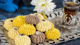 فیلم/ طرز تهیه شیرینی بهشتی خیلی ساده و فوری برای عید