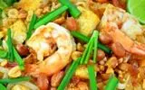 طرز تهیه خوراک میگو و لوبیا سبز خانگی به سبک رستورانی