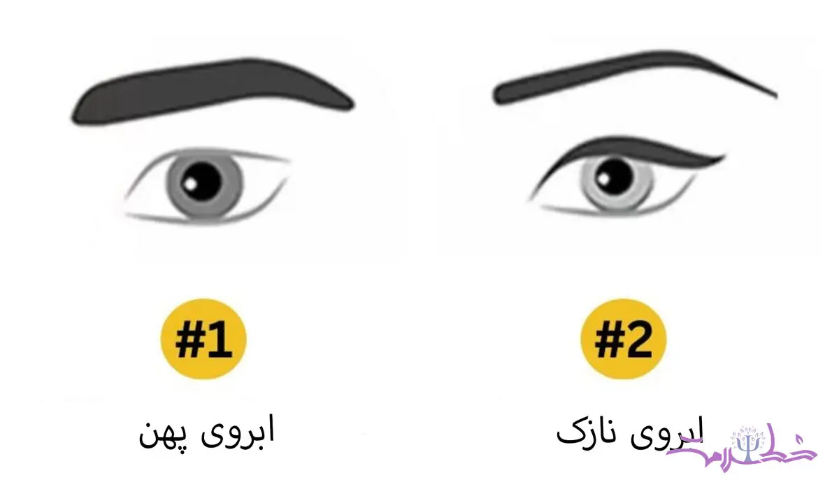 روانشناسی شخصیت / ویژگی شخصیتی تان را بر اساس مدل ابرو ببینید
