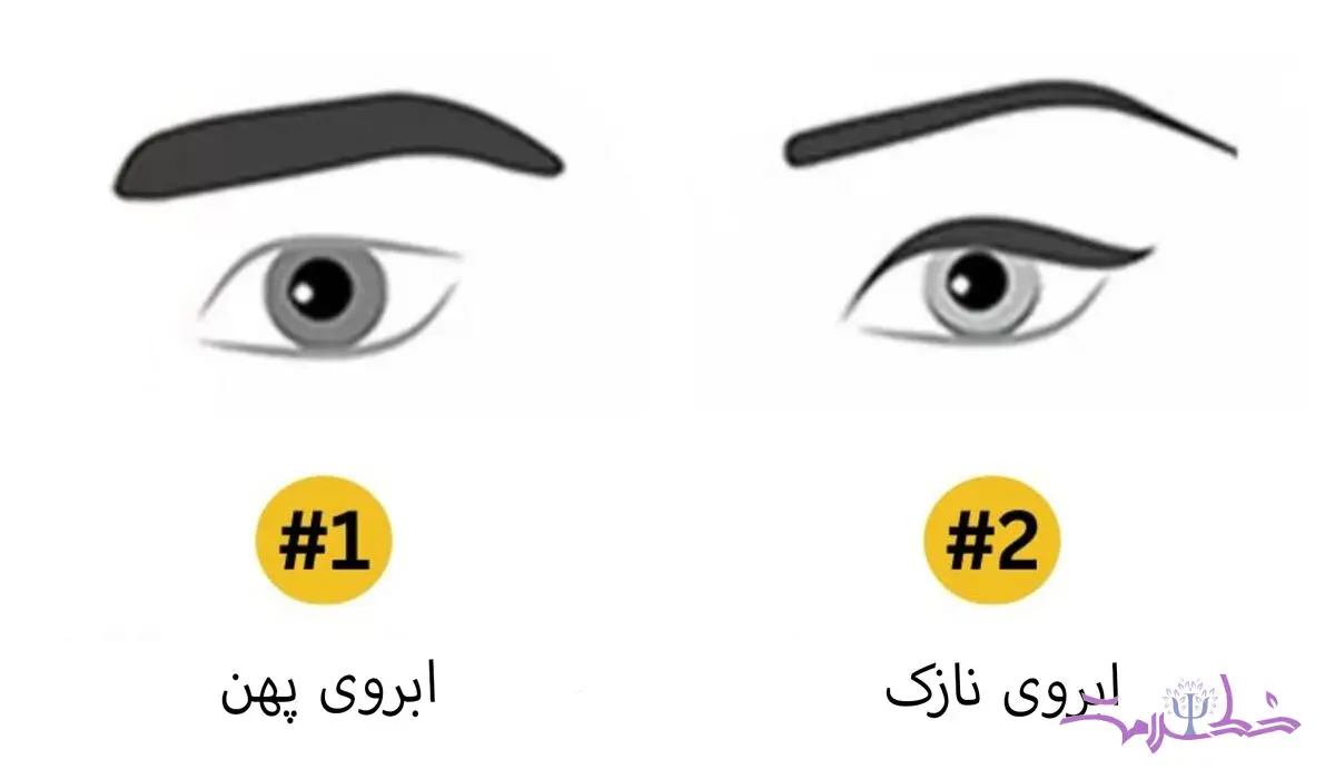 روانشناسی شخصیت / ویژگی شخصیتی تان را بر اساس مدل ابرو ببینید