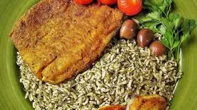 چند رسپی متفاوت برای تهیه سبزی پلو با ماهی شب سال نو + خواص