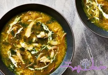 طرز تهیه کاسه عدس و اسفناج با مرغ تند و لیمو برای خواب خوب شب