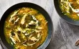 طرز تهیه کاسه عدس و اسفناج با مرغ تند و لیمو برای خواب خوب شب
