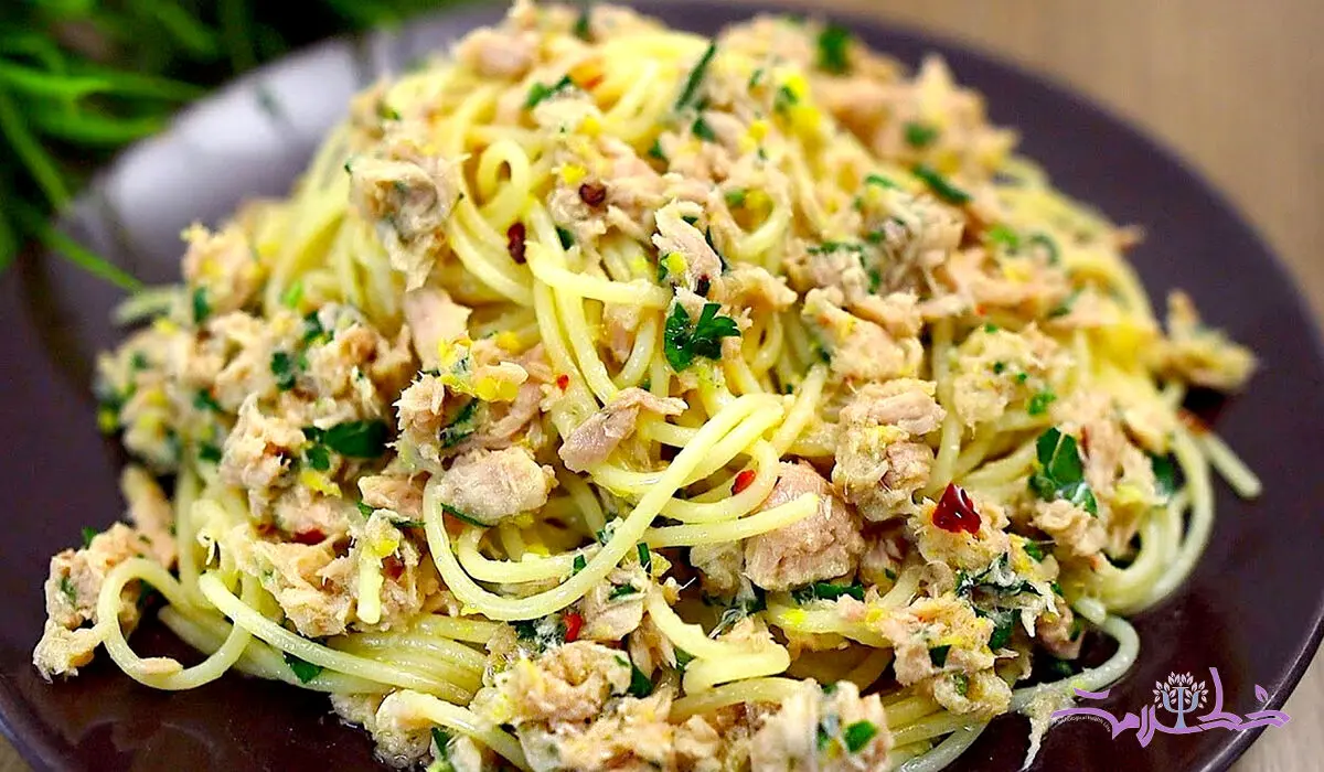 فیلم / طرز تهیه پاستا لیمو و تن ماهی + طعم متفاوتی که تجربه نکرده اید