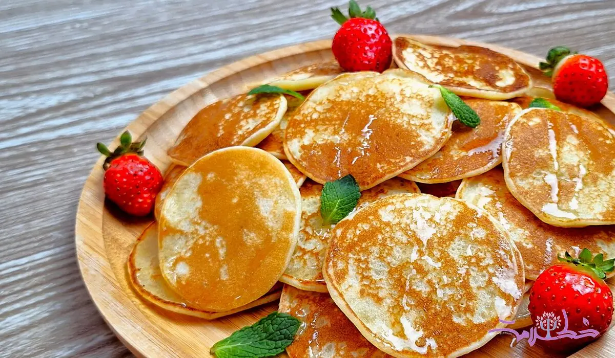 فیلم/ طرز تهیه پنکیک برای صبحانه + فوری و خوشمزه