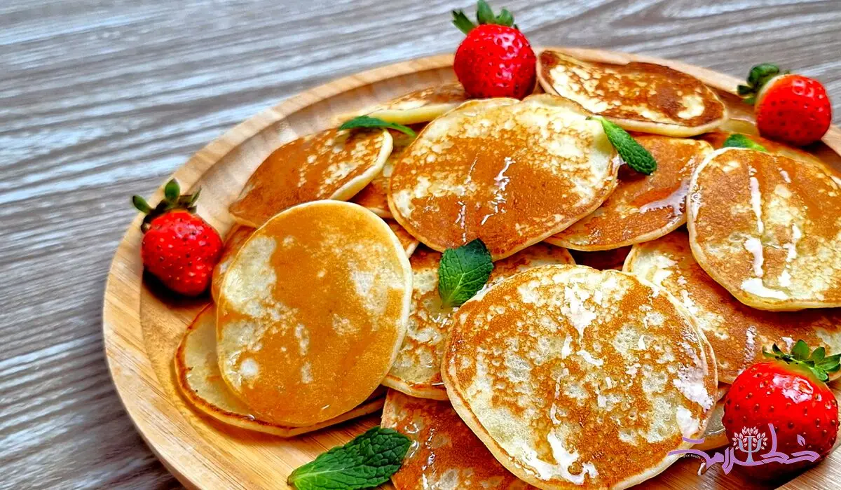 فیلم/ طرز تهیه پنکیک برای صبحانه + فوری و خوشمزه