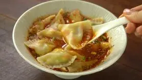 فیلم/طرز تهیه سوپ پیراشکی تند + شام بدون گوشت و مرغ