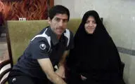 کریم باقری در کنار مادر + عکس دیده نشده