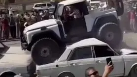 تست ساده بدنه خودروهای تولیدی ایران خودرو /  پیکان محکم تر از پژو!