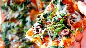 بهترین ناهار ایتالیایی برای افرادی که وقت غذا پختن ندارند+ طرز تهیه پیترا فوری با نان لواش !