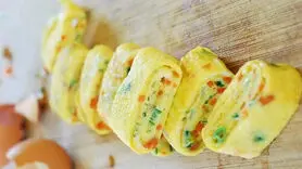 طرز تهیه رول تخم مرغ و بروکلی برای کودکان + خواص بروکلی برای کودکان