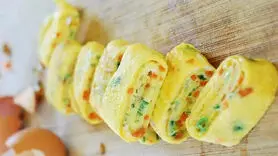 طرز تهیه رول تخم مرغ و بروکلی برای کودکان + خواص بروکلی برای کودکان