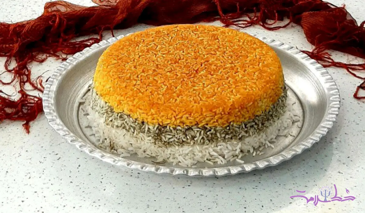 طرز تهیه پلوی سه رنگ با تن ماهی به شیوه سنتی