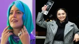 شبنم قربانی با استایلی خاص و چهره‌ای دیدنی /بازیگر موفق سال گربه