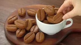 فیلم/ طرز تهیه جالب و زیبای شیرینی قهوه +آسان و فوری