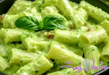 چگونه در ۵ دقیقه یک پاستای پنیر و ریحان خوشمزه درست کنیم؟  + فیلم 