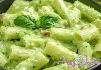 چگونه در ۵ دقیقه یک پاستای پنیر و ریحان خوشمزه درست کنیم؟  + فیلم 