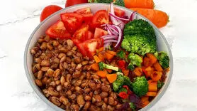 رژیم غذایی اقیانوس اطلس با خوراک لوبیا و سبزیجات + طرز تهیه و مواد لازم