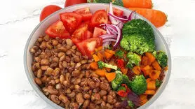 رژیم غذایی اقیانوس اطلس با خوراک لوبیا و سبزیجات + طرز تهیه و مواد لازم