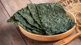 خواص شگفت‌انگیز جلبک‌ های دریایی بر بدن + طرز تهیه سالاد کاهو دریایی با سس سرکه بالزامیک و لیمو
