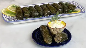  طرز تهیه دلمه برگ مو  با تمام فوت و فن ها