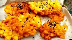 فیلم/طرز تهیه کوکو ذرت ایده ای تازه برای شام فوری + بدون نیاز به گوشت 