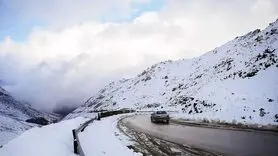 دمای صفر درجه هوا و بارش اولین برف پاییزی در این استان