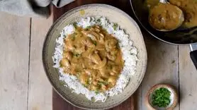 فیلم/طرز تهیه استراگانوف بدون گوشت + خوشمزه و فوری 