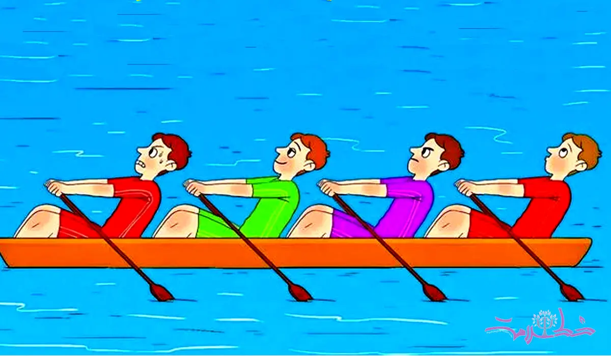 تست هوش / تنبل ترین پاروزن در مسابقه قایق رانی چه کسی است ؟