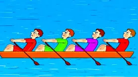 تست هوش / تنبل ترین پاروزن در مسابقه قایق رانی چه کسی است ؟